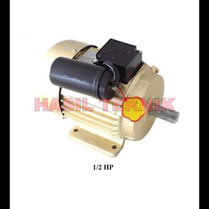 DINAMO PENGGERAK ELEKTROMOTOR WIPRO 1/2 HP 4 P 1 PHASE
