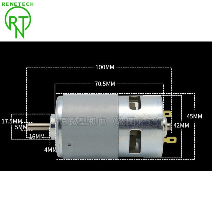 DINAMO MOTOR DC 795 HIGH SPEED 20000 RPM 12V-24V