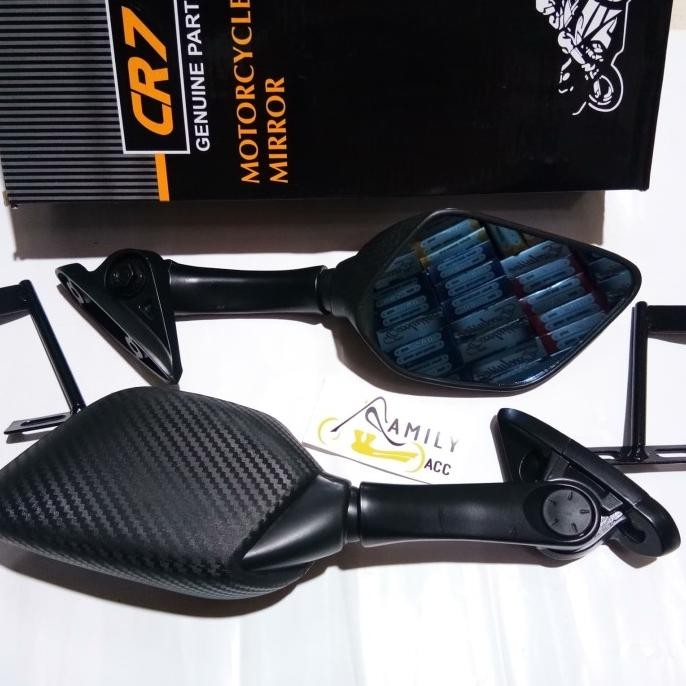 Spion R25 SB Pendek Kaca Biru Motor Nmax Lexi R15 V3 R15 R25