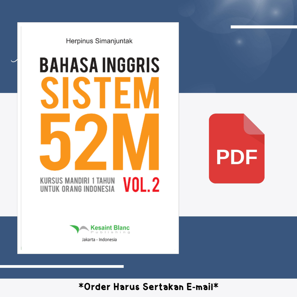 

1442. Bahasa Inggris Sistem 52M Volume 2