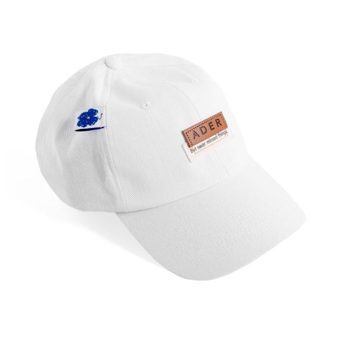 TOPI BASEBALL Ader Error Leather Patch Cap
