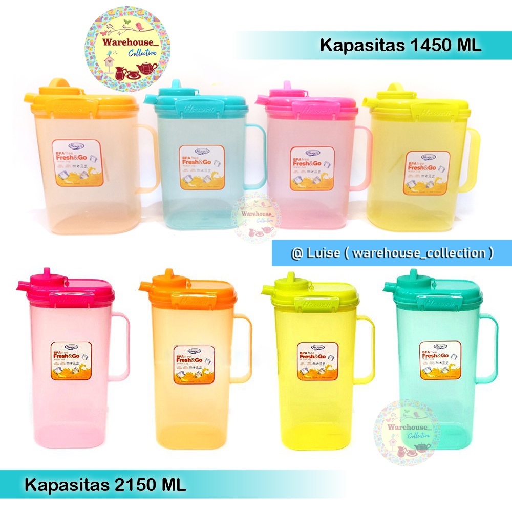 KF604 TEMPAT AIR, WATER JUG Hawaii Eskan Fresh & Go 2.150 Ml dan 1450ml MURAH