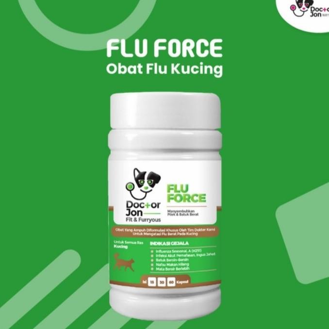 

VITAMIN KUCING FLU FORCE Pilek Bersin Batuk DOCTOR JON Obat Sakit