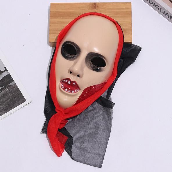 WERT Topeng Hantu Topeng Pocong Kuntilanak Horror MAsk Prank 1219-314 TERLARIS