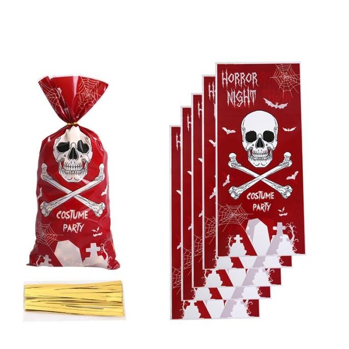 

XCF Kantong Permen Halloween isi 50 Candy Bag Souvenir Bag Haloween Murah TERLARIS