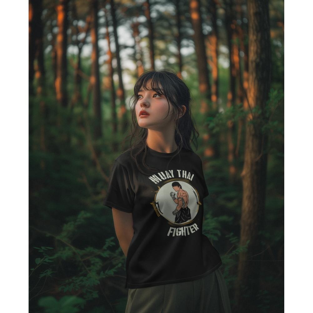 CR - BA206 Kaos Tema Beladiri MuayThai Fighter - Versi2 Fighter TERLARIS