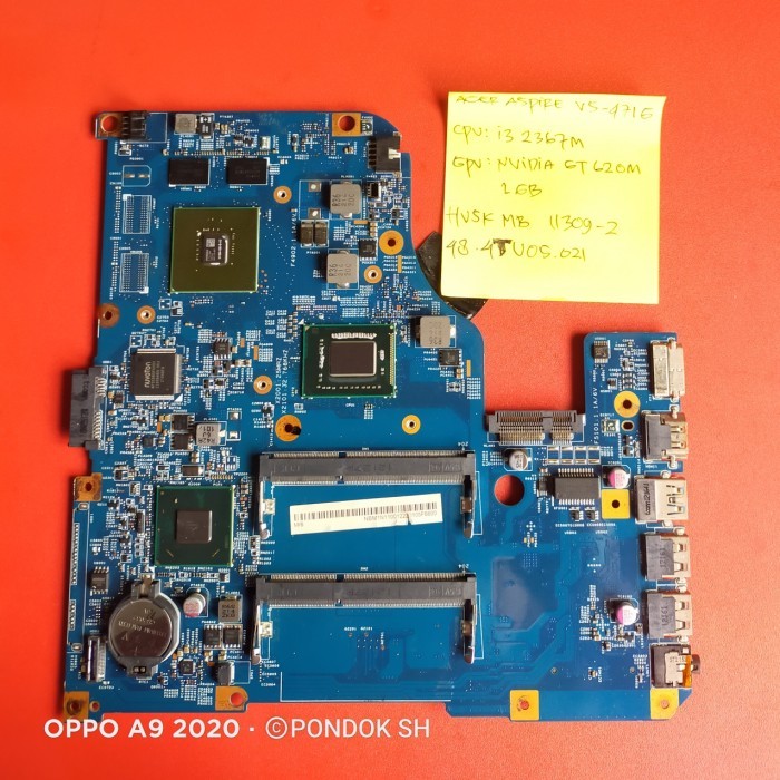 MAINBOARD LAPTOP ACER ASPIRE V5-471G SERIES CORE I3 VGA GT620