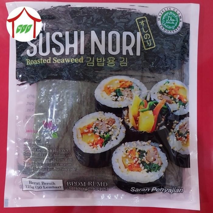 

Nori Sushi Nori Rumput Laut 50 Lembar