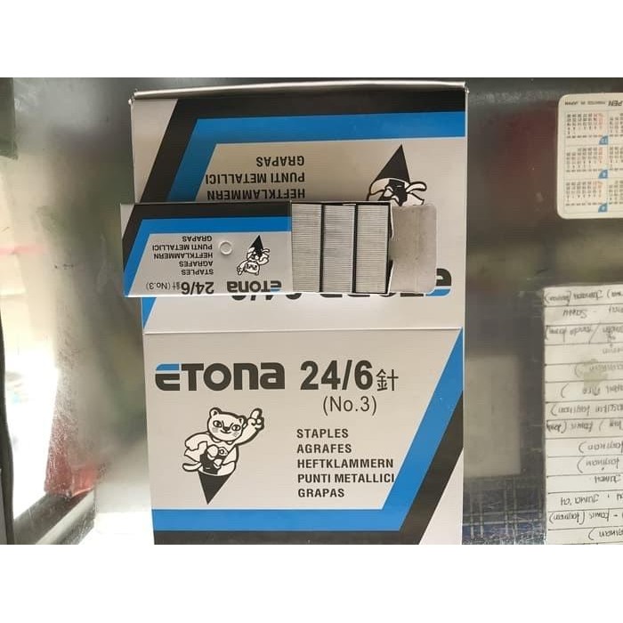 

Isi Staples Etona No 3 24/6 - Isi Staples Besar Pakan