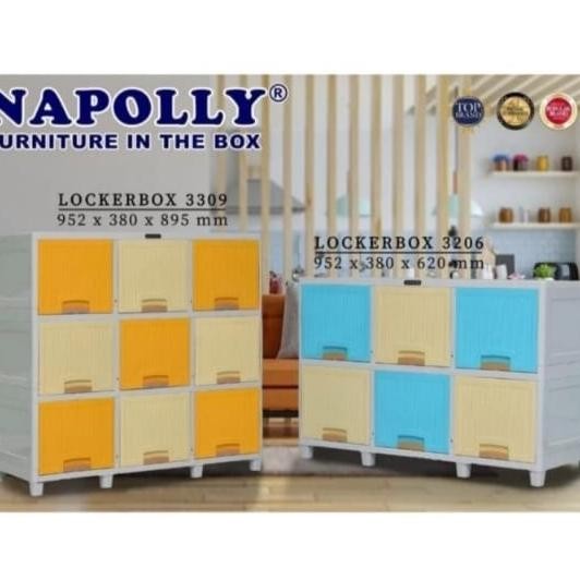 Lemari Plastik Napolly/Loer Box Napolly