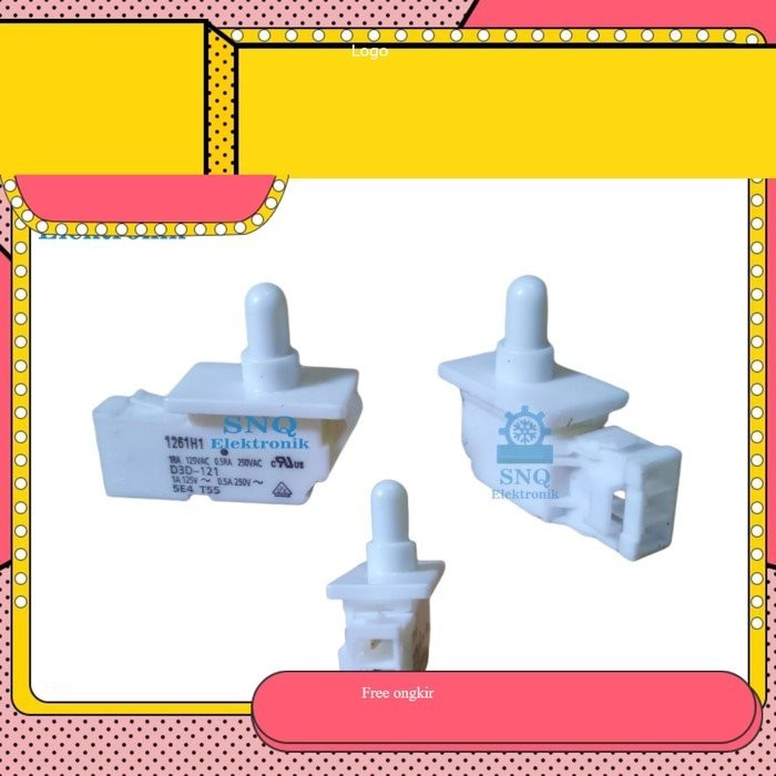 TOMBOL SWITCH KULKAS SHARP ORIGINAL / TOMBOL LAMPU KULKAS ORI SHARP