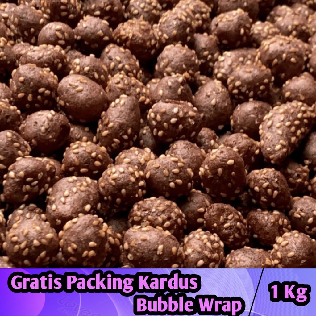 

{1Kg} Ciput Wijen Coklat / Onde Mini Kuning - Iqorni Snack | Snack Kiloan Murah - Makanan Ringan