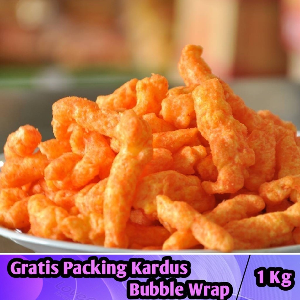 

[1Kg] Cheetos Balado Jagung Panggang / TES Cheetos Jagung Bakar BBQ - Iqorni Snack makanan ringan