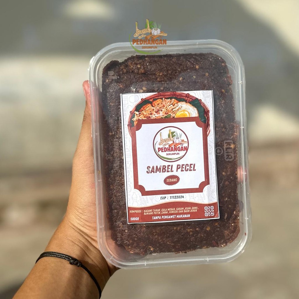 

Sambel Pecel Kacang "Pedhangan Serumpun" Pedas Sedang 500g Asli Jawa Resep Tradisional