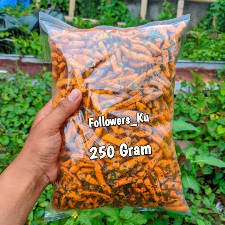 

Basreng Pedas Daun Jeruk / Original Daun Jeruk / Balado 250 Gram