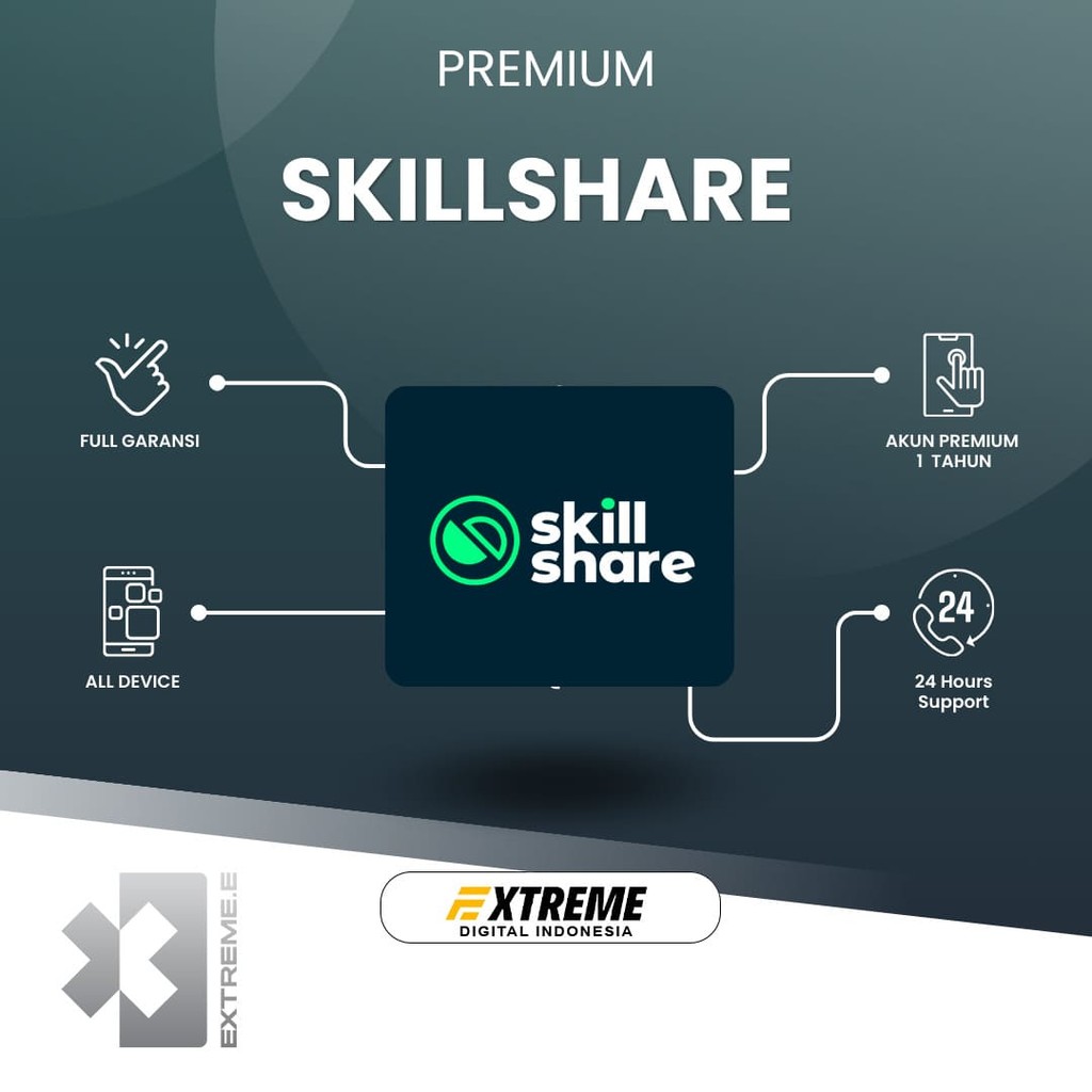 Skillshare 1 Tahun Private Bergaransi - Skill Share Online Courses Online Class Softskill Improvemen
