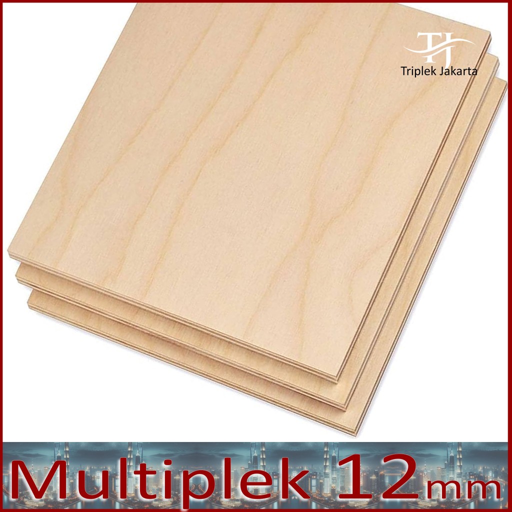 Multiplek 12 mm 120x30 cm | Triplek 12mm 30x120 cm | Palem Grade A