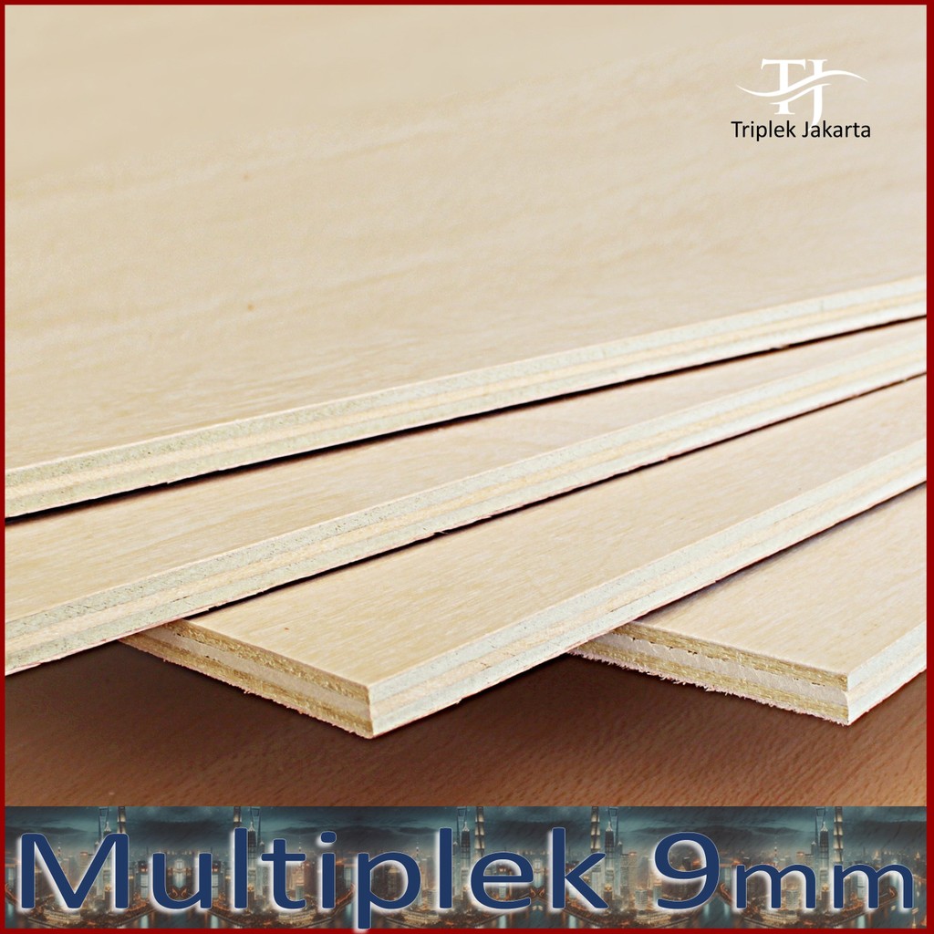 Multiplek 9 mm 90x10 cm | Triplek 9mm 10x90 cm | Palem Grade A