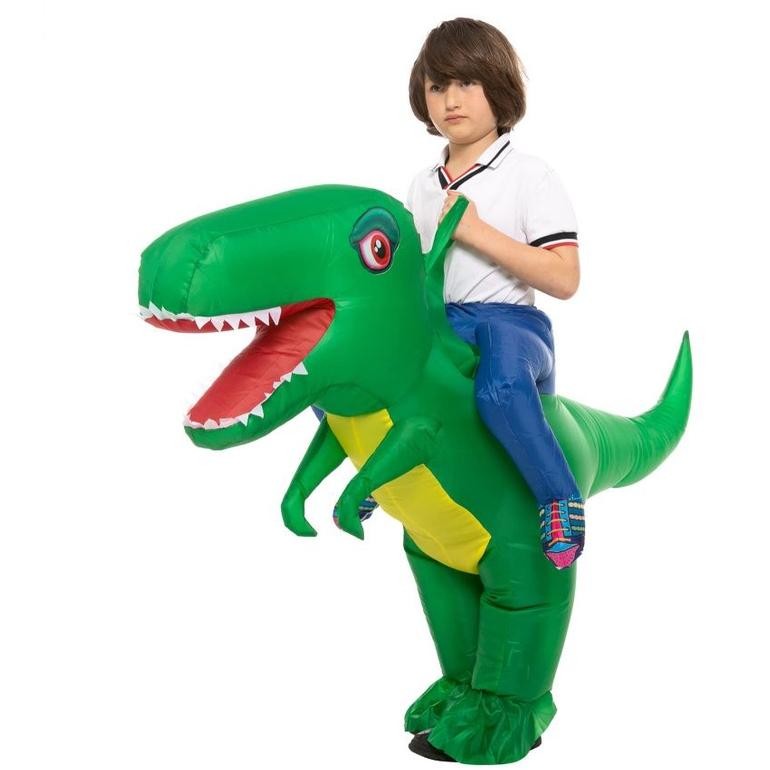 DFG Kostum Baju Badut Kostom Dino Kostum Dinosaurus Dewasa Anak Bayi Inflatable Costume Baby Childre