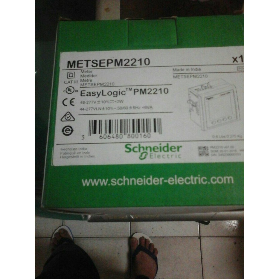 Power Meter Schneider Metsepm 2210 Schneider Genuine