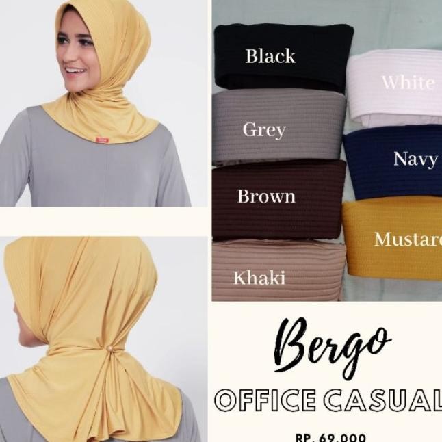 Jilbab Bergo Instan Zoya / Bergo Office Zoya