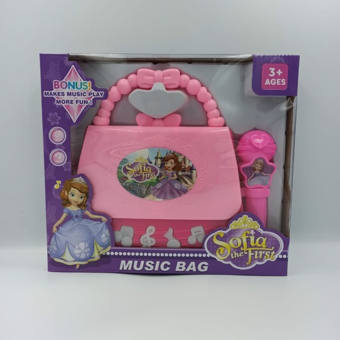 Mainan Anak Perempuan crophone Music Bag Sofia Tas Koper c