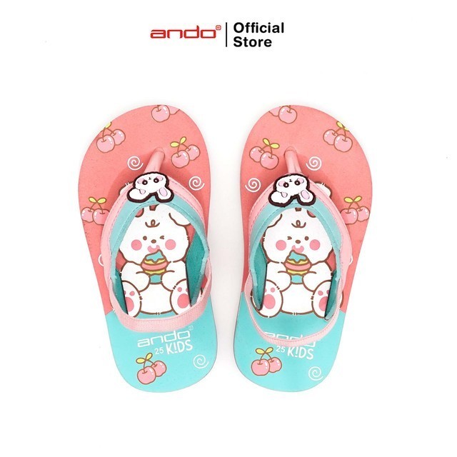 Beragam Sandal Jepit Anak Perempuan Ando Sandal Anak Ando Cherry Girls Dfr
