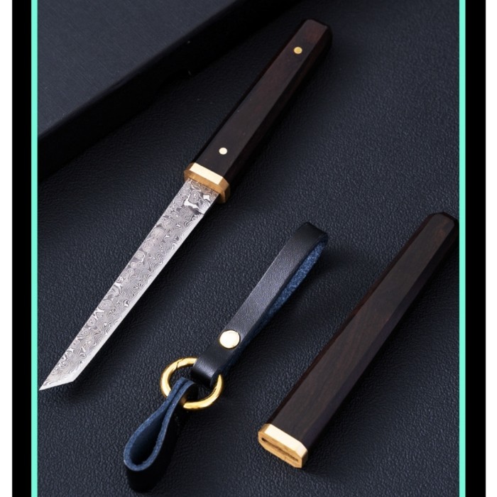 Pisau Tanto Damascus Kecil JT003