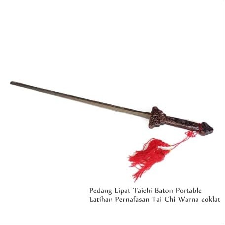 Pedang Lipat Taichi Baton Portable untuk Latihan Pernafasan Tai Chi