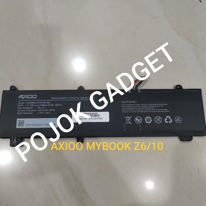 Battery Axioo Mybook Z6 Z10 4780Mah Original Baru