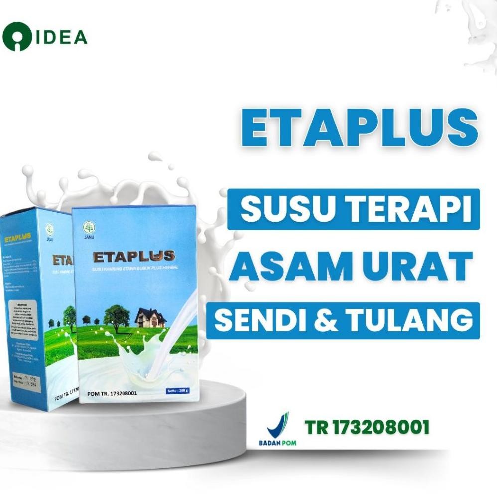 

Garansi Etaplus Susu Kambing Etawa Plus Herbal Membantu Kepadatan Tulang Sendi Asam Urat Rematik Nyeri Sendi Pegal Linu Sesak nafas