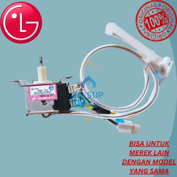 BARU TERMOSTAT KULKAS 1 PINTU LG ORIGINAL DEFROST PUTERAN PENGATUR