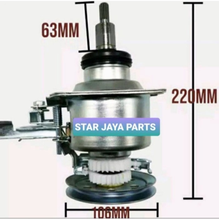 RN1 GEARBOX MESIN CUCI TOP LOADING TURBO DRUM LG SERIAL