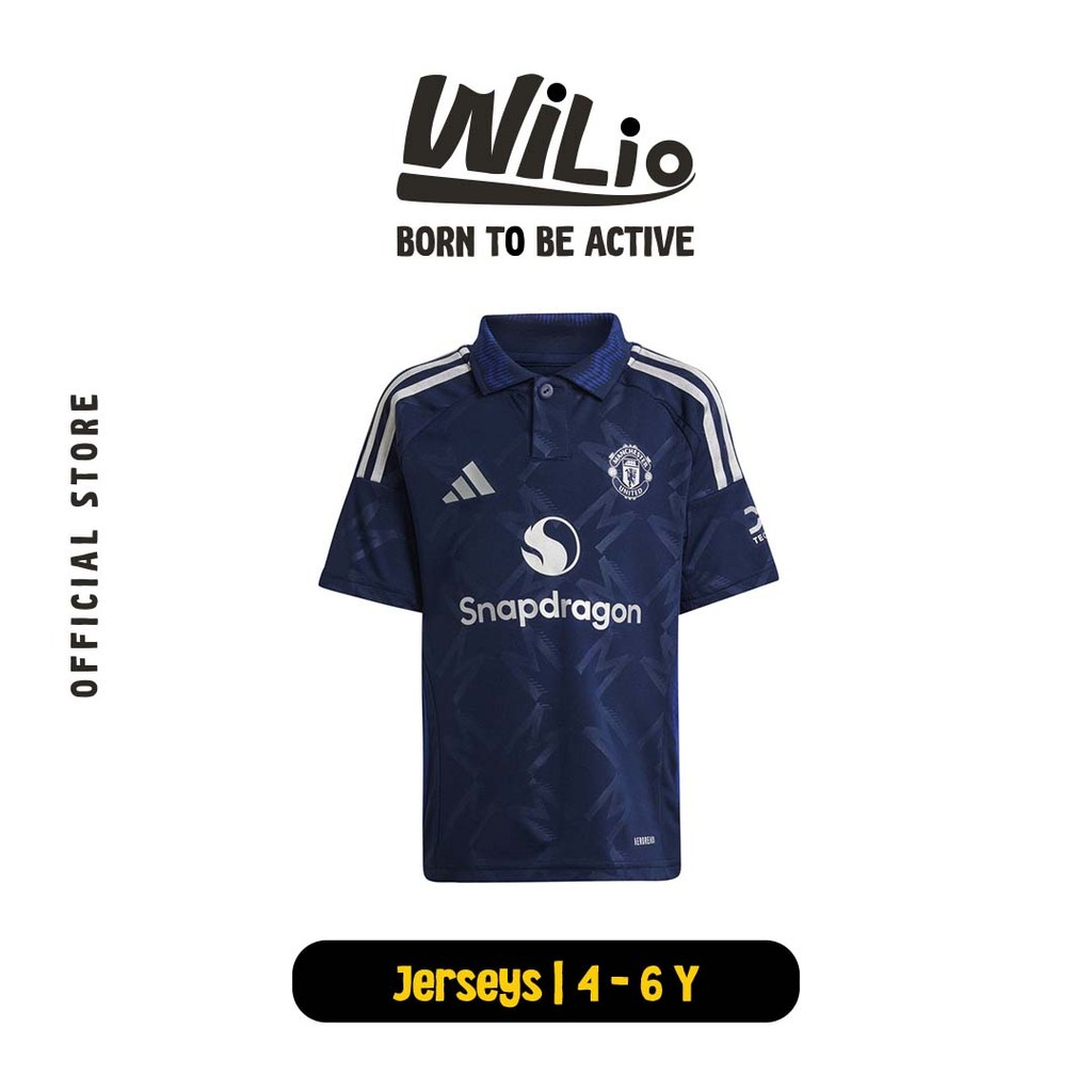 Adidas Manchester United Mufc A Mini It1963 - Jersey Anak (Biru)