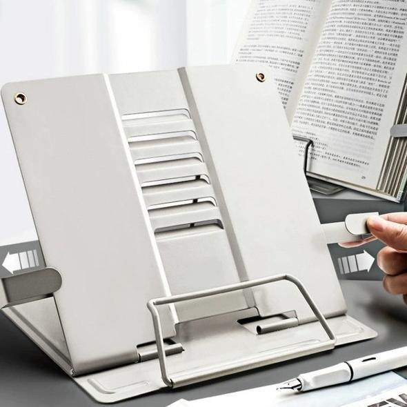 

Diminati Penyangga Buku Berdiri Bracket Book Stand Teks Reading Holder Metal Adjustable Neo 2024