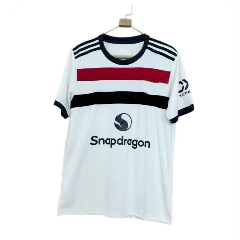 New Premier League Manchester United Second Guest Soccer Uniform Jersey Short Sleeve Summer Quick-Dr