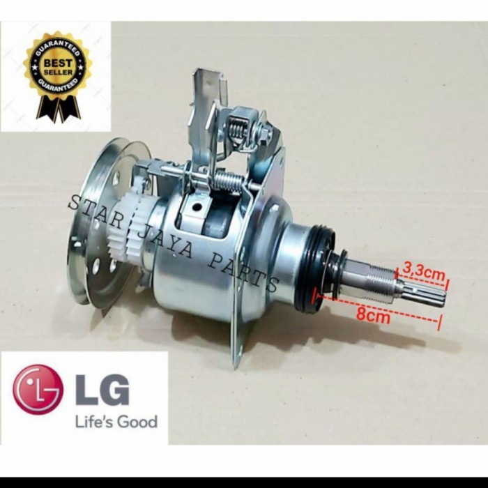 GEARBOX MESIN CUCI LG 1 TABUNG TOP LOADING 14KG 2 GEAR