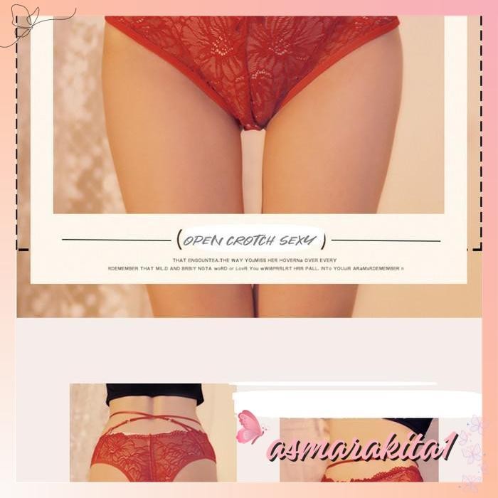 CELANA DALAM SEXY JUMBO LOW WAIST OPEN CROTCH G STRING RENDA C BY ASMARA KITA FENOMENAL