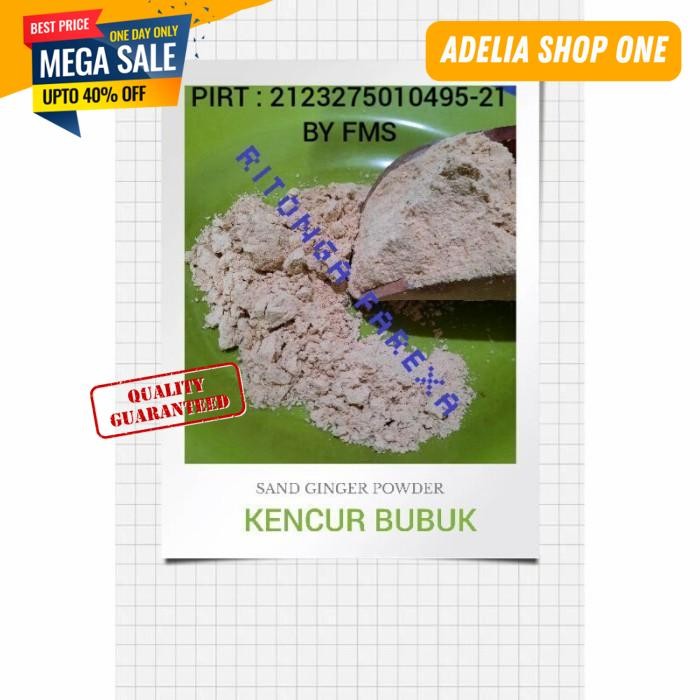 

KENCUR BUBUK MURNI CEKUR SAND GINGER POWDER 50GRAM BAIK!!!