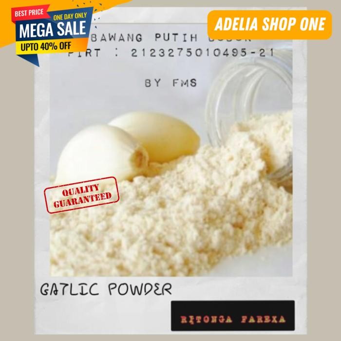 

GARLIC POWDER - PURE 100 GRAM BAWANG PUTIH BUBUK - MURNI 100 GRAM DISUKAI BANYAK ORANG!