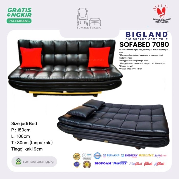 Sofa Bed Minimalis Sofabed Bigland Kursi Lipat Santai Kursi Tamu Relax