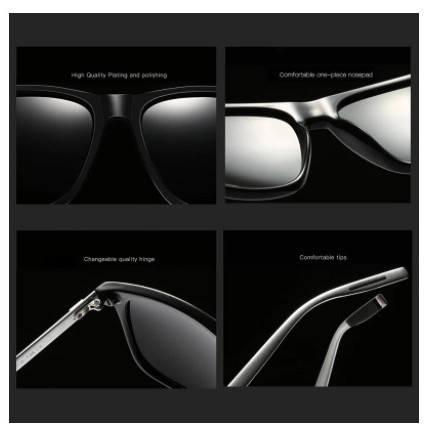 Kacamata Kaca Mata Hitam Paser Ikan Memancing Cowok Polarized