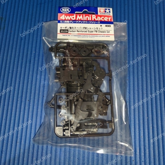 Produk Ready TAMIYA 95239 CARBON REINFORCED SUPER FM CHASSIS SET MIP SFM ORIGINAL