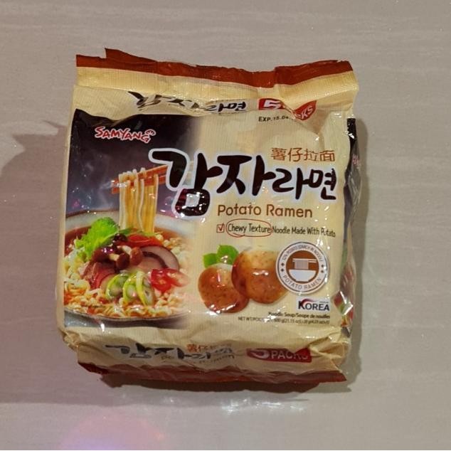 

Samyang Best Korean Ramen Chewy Noodles Potato Ramen 5 X 120 Gram