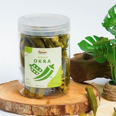 Keripik Sayur Okra Kering Kemasan Jar 750Ml