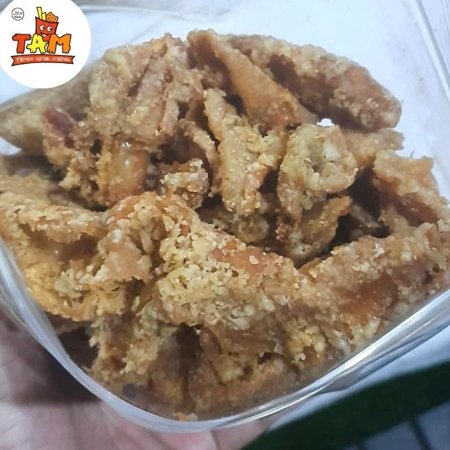

Keripik Kulit Ayam Gurih Renyah 1 Kg - Tam Sna