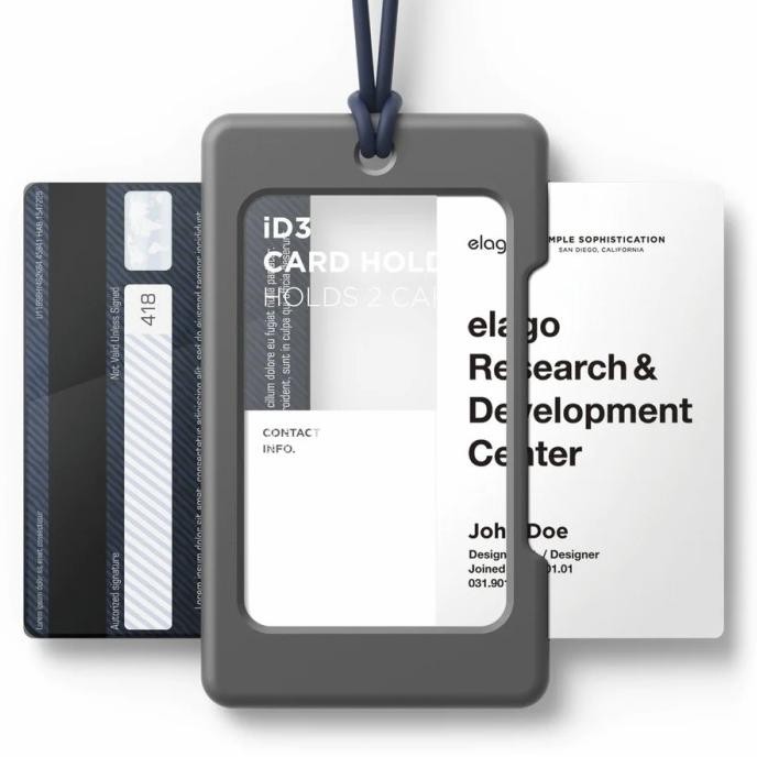 

ID Card Holder Nametag Landyard Strap
