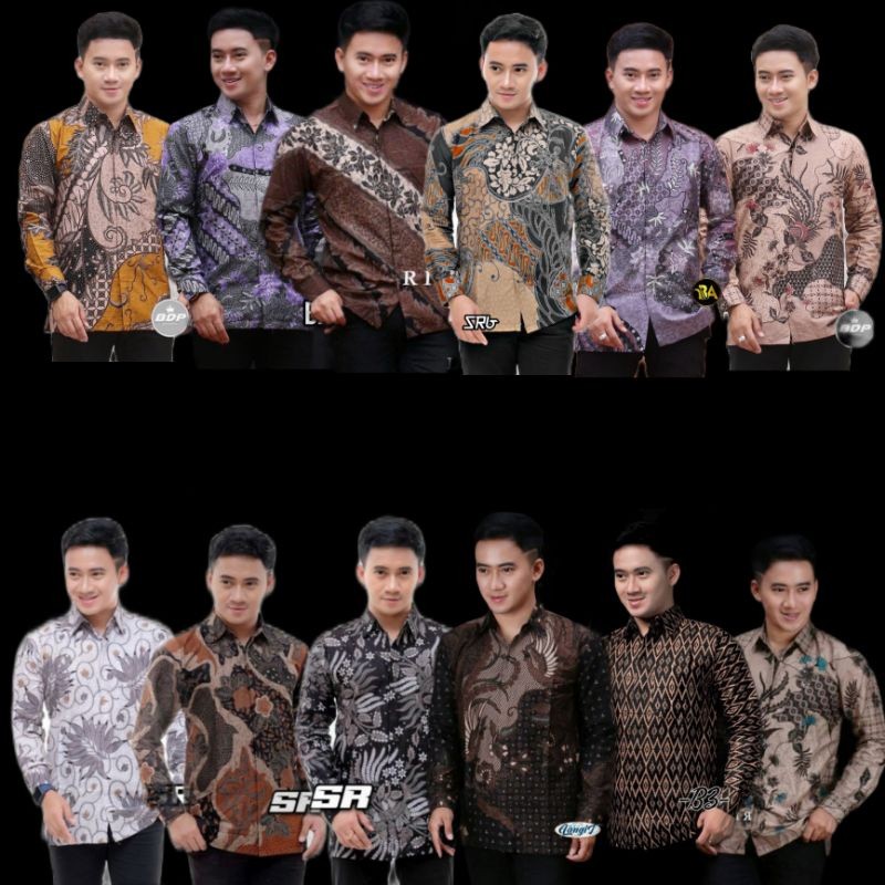 Batik PNS KEMEJA BATIK PRIA LENGAN PANJANG M L XL XXL