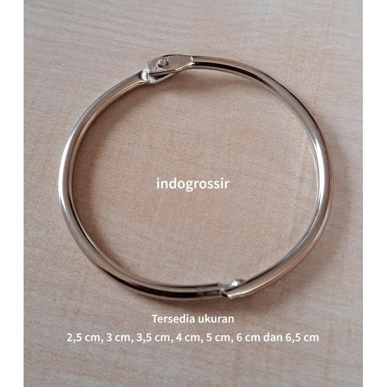 

Ring buka tutup ring binder isi 144 pcs ukuran 5 cm
