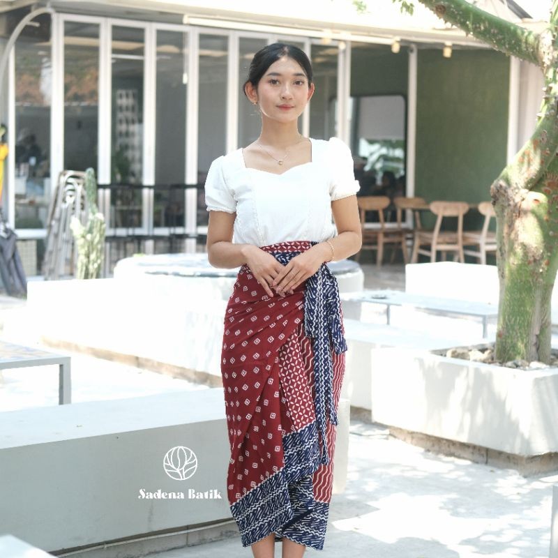 Rok Lilit Batik Rok Lilit Batik Instan Bahan Paris Rok Lilit Kondangan